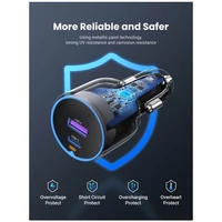 Punjač UGREEN za automobil, 63W, USB + USB-C