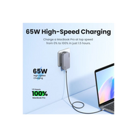 Punjač UGREEN Nexode Pro, 65W, GaN, ultra-tanki, 3 porta