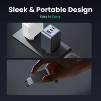 Punjač UGREEN Nexode Air, 65W, 2x USB-C + 1x USB-A