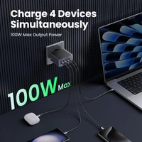 Punjač UGREEN Nexode Air, 100W, 3x USB-C + 1x USB-A