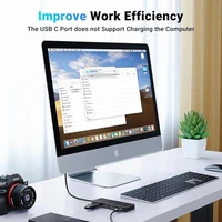 Hub UGREEN USB-C, 10Gbps, 2x USB-C 3.2 + 2x USB 3.2