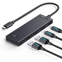 Hub UGREEN USB-C, 10Gbps, 2x USB-C 3.2 + 2x USB 3.2