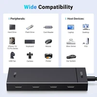 Hub UGREEN USB-C, 10Gbps, 4x USB-C 3.2