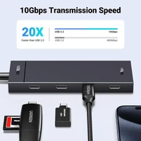 Hub UGREEN USB-C, 10Gbps, 4x USB-C 3.2