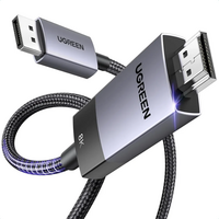 Kabel UGREEN DisplayPort na HDMI, 8K@60Hz, 1m