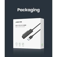 Adapter UGREEN HDD SSD 2,5'' SATA III 3.0 na USB 3.2 Gen1 (5Gbps)