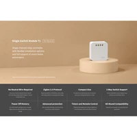 Jednopolna relejna sklopka AQARA Zigbee SSM-U02 bez neutralnog vodiča