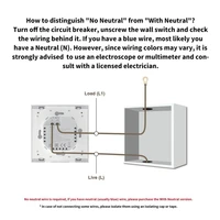 Pametna zidna sklopka AQARA Zigbee s relejem H1 EU, jednostruka, bez neutralnog vodiča