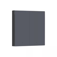 Dvostruka zidna sklopka AQARA H1 EU s neutralnim vodičem, WS-EUK04, siva