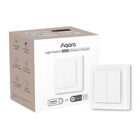 Pametna zidna sklopka AQARA H2 (WS-K08D), 4 tipke - 2 kanala