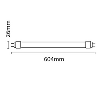 LED cijev ASALITE 9W, 60cm, 4000K, 1260lm