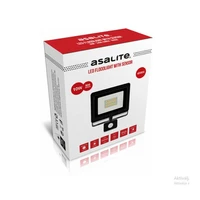 LED reflektor ASALITE 10W 4500K, 800lm + senzor