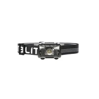 LED naglavna svjetiljka ASALITE 3W, punjiva + senzor, crna
