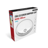 Zidna svjetiljka ASALITE LED 15W 4000K, 1400lm, IP54 + senzor