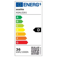 LED BackLit panel ASALITE 60x60cm 4000K 36W 5400lm