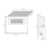 LED solarni reflektor ASALITE 20W 400K, 1800lm