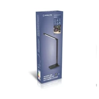 S prigušivanjem LED stolna svjetiljka ASALITE 7W 450lm CCT bežični USB, crna
