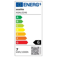 S prigušivanjem LED stolna svjetiljka ASALITE 7W 450lm CCT bežični USB, crna