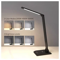 Stolna LED svjetiljka ASALITE s prigušivanjem 7W 450lm CCT bežični USB, srebrna