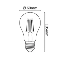 LED žarulja ASALITE 7W, E27, 2700K, 806lm
