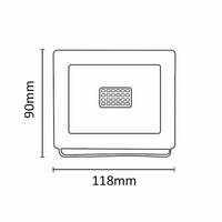 LED reflektor ASALITE 20W 4500K (1800lm), slim, bijeli
