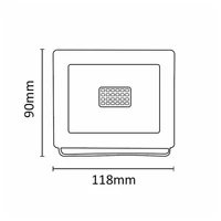LED reflektor ASALITE 20W 4500K (1800lm), slim, bijeli