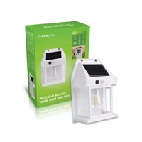 LED solarna zidna svjetiljka ASALITE IP44 3W 3000K (100lm), bijela