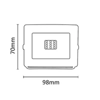 LED reflektor ASALITE 10W 4500K (900lm), slim, bijeli