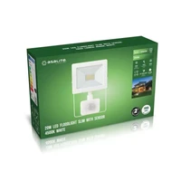 LED reflektor ASALITE 20W 4500K (1800lm) + senzor, slim, bijeli