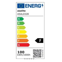 LED reflektor ASALITE 100W 6500K (9000lm), slim
