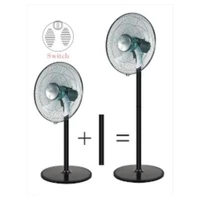 Ventilator BE COOL, stolni i podni, 40 cm, crni
