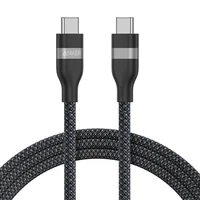 Kabel ANKER USB-C na USB-C, opleteni, 240W, 1,8m, crni (knit)