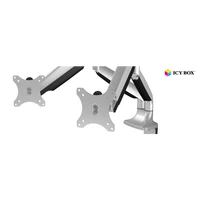 Nosač stolni ICYBOX za monitor, dvostruki, do 32"