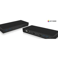 Priključna stanica ICYBOX IB-DK2245AC USB-C s dvostrukim video izlazom