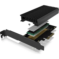 Kućište/adapter ICYBOX IB-PCI214M2-HSL za M.2 NVMe SSD na PCIe x4 karticu s hladnjakom