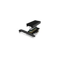 Kućište/adapter ICYBOX IB-PCI214M2-HSL za M.2 NVMe SSD na PCIe x4 karticu s hladnjakom