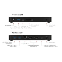 Priključna stanica ICYBOX IB-DK2880-C41 USB4 Type-C s dvostrukim video izlazom