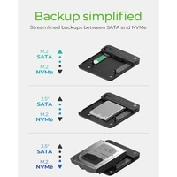 Priključna stanica/clone ICYBOX IB-2915MSCL-C31 za M.2 NVMe i SATA SSD/HDD 2.5"/3.5"