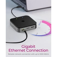 Priključna stanica ICYBOX IB-DK408-C41 USB4, dvostruki video izlaz, 7-u-1, 60W PD napajanje