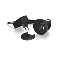 Punjač ICYBOX IB-HUB1407 stolni, ugrađeni USB s napajanjem i brzim punjenjem
