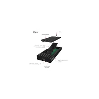 Kućište ICYBOX IB-1917M-C32 za 1× M.2 NVMe SSD, USB 3.2 Gen 2x2 Type-C, do 20Gb/s