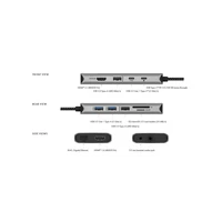 Priključna stanica ICYBOX IB-DK4061-CPD 12-u-1 USB-C za laptop, Power Delivery do 100W