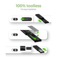 Kućište ICYBOX IB-1807MT-C31 za 1× M.2 NVMe SSD, USB 3.2 Gen 2 Type-C, s zaštitom od pisanja