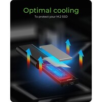 Kućište ICYBOX IB-1807MT-C31 za 1× M.2 NVMe SSD, USB 3.2 Gen 2 Type-C, s zaštitom od pisanja