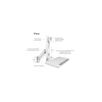 Nosač za zid ICYBOX IB-WS700-W za monitor/radnu stanicu