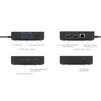 Priključna stanica ICYBOX IB-DK4090-C USB-C 12V1 za laptop, Power Delivery 100W