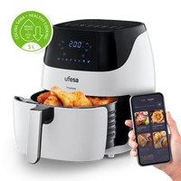 Digitalna friteza na vrući zrak UFESA Phantom, 5L, WiFi, bijela
