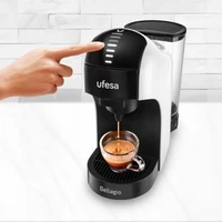 Aparat za kavu UFESA Bellagio Rossa s bijelim kapsulama, 1400W
