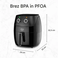 Digitalna friteza na vrući zrak UFESA Shadow, 5L, 1500W