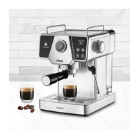 Aparat za espresso UFESA Bergamo za mljevenu kavu, 20 bara, s manometrom, Thermoblock grijanjem i pjenilom mlijeka